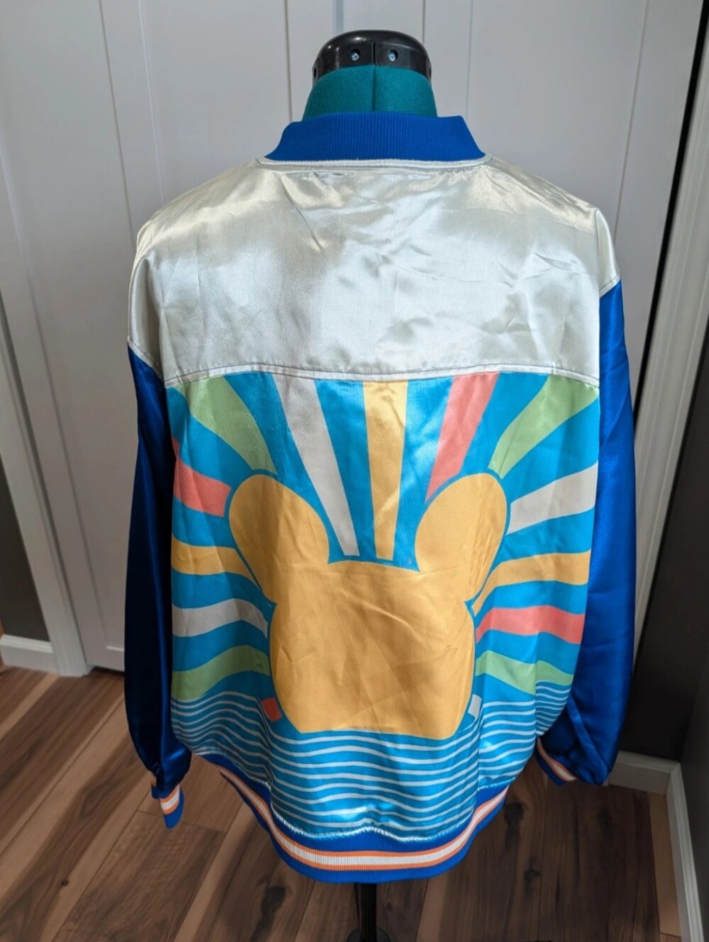 Disney Mickey Mouse Satin Bomber Jacket
